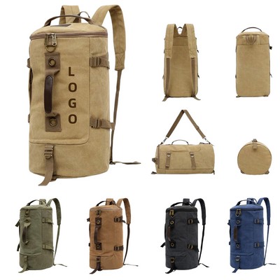 Vintage Canvas Convertible Travel Backpack