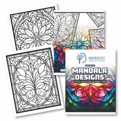 Mandala Design Stress Relieving Coloring Book