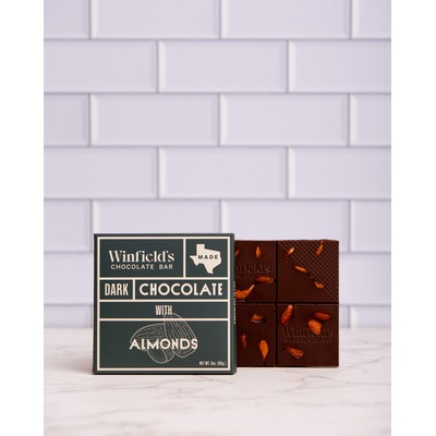 Square Dark Chocolate Almond Bar