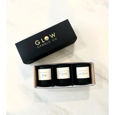 Glow Candle Company 3Pk - 3Oz Classic Scented Candles