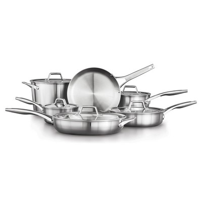 Calphalon Calphalon Premier Stainless Steel 11 Pc Cookware Set