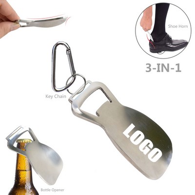 Mini Shoe Horn With Bottle Opener