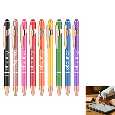 Ballpoint Pens Smooth Writing 2-In-1 Stylus