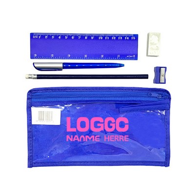 School Stationery Pouches Combo Pack