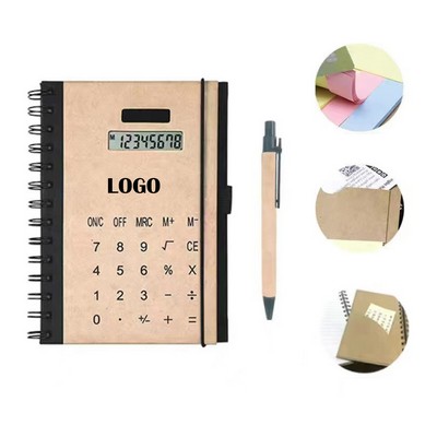 Notebook with Solar Calculator