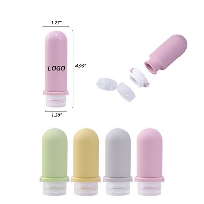 3Oz Silicone Cosmetic Travel Bottle