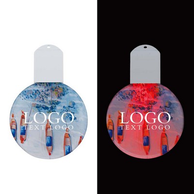 Heat Transfer Holiday Acrylic Light Pendant