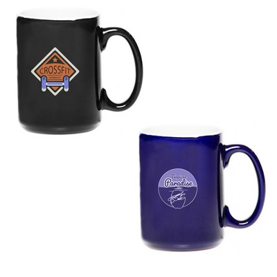 15 oz. El Grande Two-Tone Glossy Coffee Mug