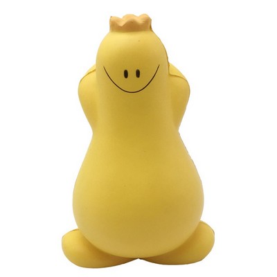 Squishy Happy AI Figure with Crown Stress Reliever