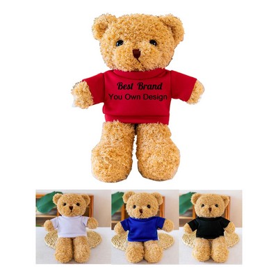 Personalized Bear Plush Toys with T-shirt