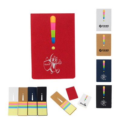 Compact 5-color Sticky Notes