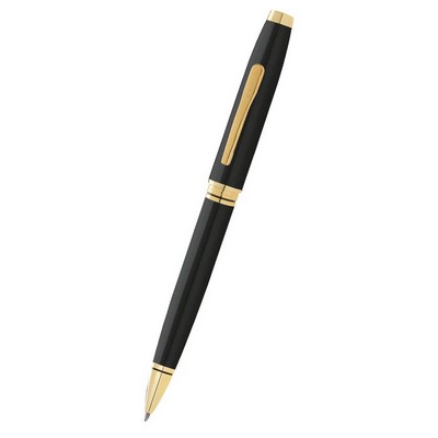 Coventry Classic Black Lacquer with Gold Tone Ballpoint Pen