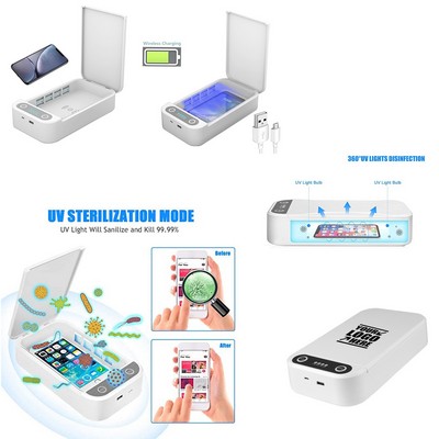 UVC Aromatherapy Sanitizer With Wireless Charger