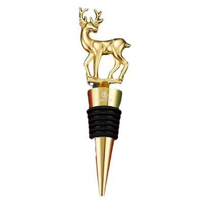 Christmas Deer Decoration Wine Stopper