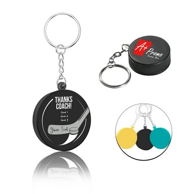 Ice Hockey Stress Reliever KeyChain