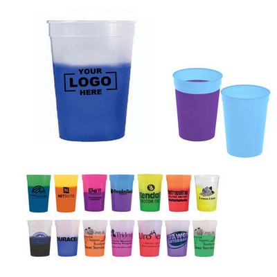 12oz Color Changing Plastic Cup