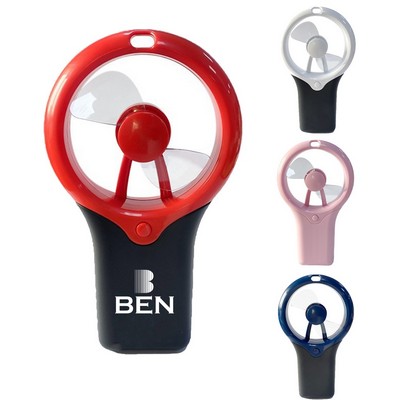 USB rechargeable handheld fan