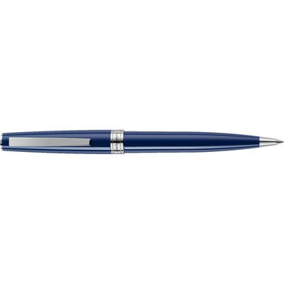 Luxury Line Montegrappa Armonia Blue and Silver Trim Ball Point