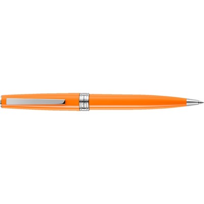 Luxury Line Montegrappa Armonia Orange and Silver Trim Ball Point