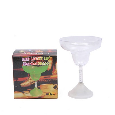 6 Oz.Lighted Led Margarita Glass