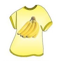 Bananas T-Shirt Lapel Pin