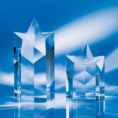 Be A Star Crystal Award 8"H