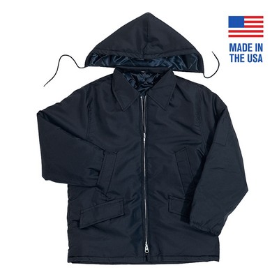 Made in USA Nylon Parka w/Zip Off Hood