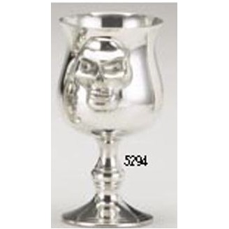 Pewter Skull Goblet