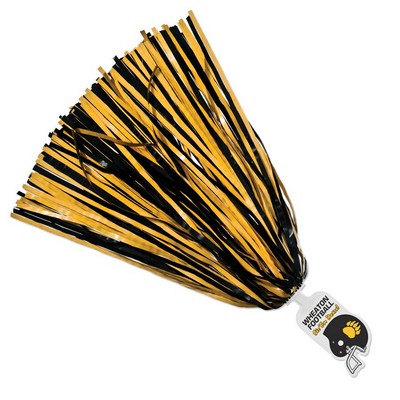 500-Streamer Pom Poms w/Mascot Handle - Helmet End