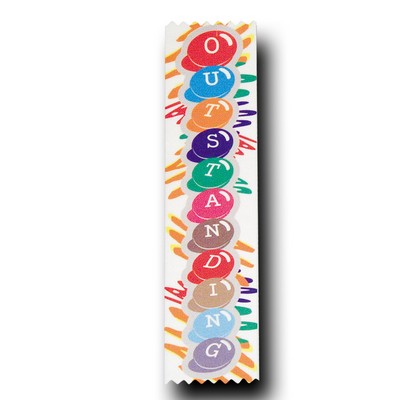 Full Color School Stock Outstanding Ribbon