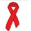 Red Ribbon Stock Temporary Tattoo