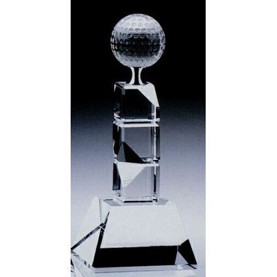 Medium V Tower Golf Trophy