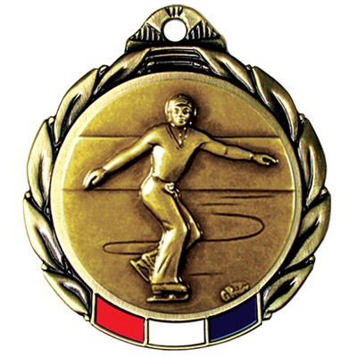 Stock RWB Regency Medal (Figure Skating Male) 2 3/4"