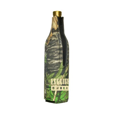 Mossy Oak or Realtree Camo Premium Collapsible Foam Wine Suit Bottles