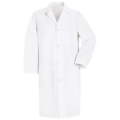 Red Kap® Men's 4 Gripper Closure Lab Coat w/Interior Chest Pocket