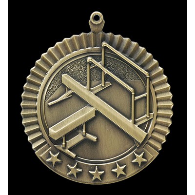 Medal, "Gymnastics - Female" Star - 2 3/4" Dia.