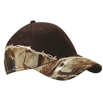 Kati Licensed Camo w/Barbed Wire Embroidery Cap (Embroidery)