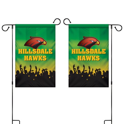 12" x 18" Custom Double Sided Garden Banner