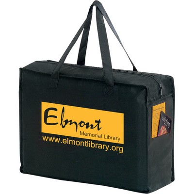 EY2K Essential Zipper Tote Bag w/ 1 Color Imprint