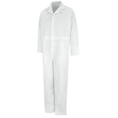 Red Kap™ Men's Twill Action Back Coverall (No Chest Pockets) - White