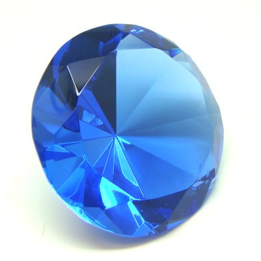 2.5" Crystal Diamond Paperweight