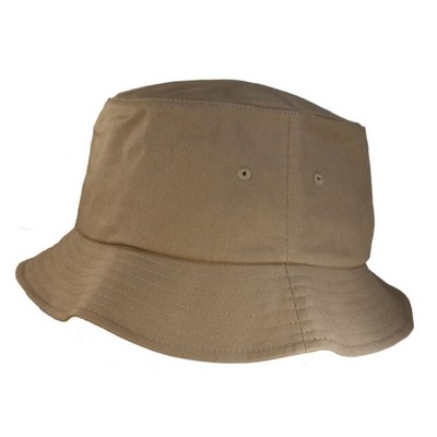 Big Size Khaki Flexfit® Bucket Hat 3XL - 4XL