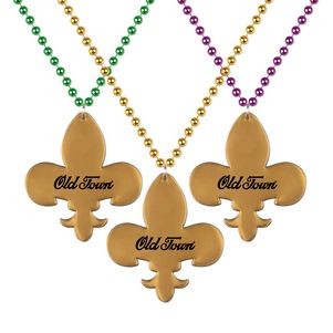 Fleur-de-Lis Medallion Beads