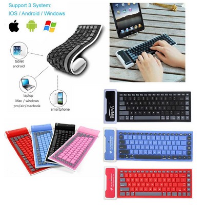 Kidder Bluetooth Wireless Keyboard for Smartphones and Tablets