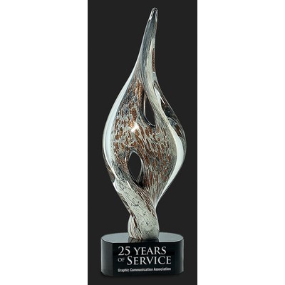 Elegance Art Glass Award - 15'' H