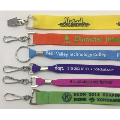 7/8" Custom Printed Lanyards