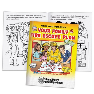 Your Family Fire Escape Plan/Don't Fear Firefighters In Gear 2-in-1 Educational Activities Flipbook