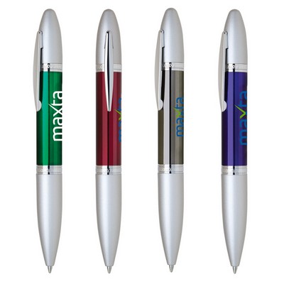 Marco Stainless Steel Twist Action Ballpoint Pen