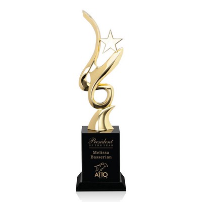 Lorita Star Award - Gold/Black 12½"