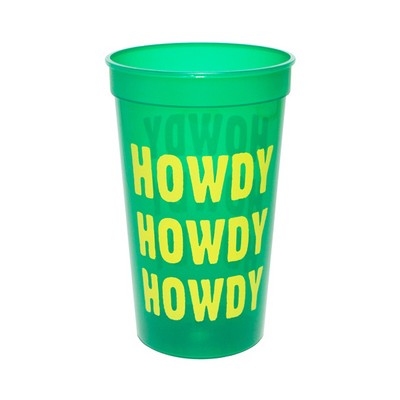 22 Oz. Translucent Smooth Wall Stadium Cups